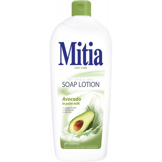 Mitia 1l tek.mýdlo Avocado NN | Toaletní mycí prostředky - Tekutá mýdla - Bez dávkovače Mitia 1l tek.mýdlo Avocado NN | Toaletní mycí prostředky - Tekutá mýdla - Bez dávkovače